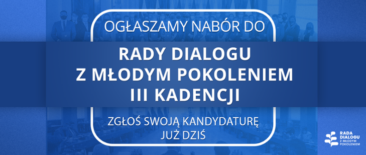 RADA DIALOGU Z MŁODYM POKOLENIEM!